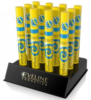 EVELINE Extension Volume Professional Mascara - Push up Volume and Curl, Pack 11 St. + 1 Tester
